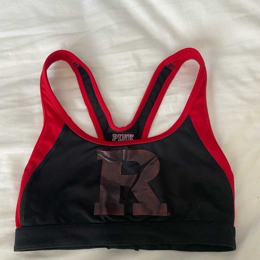 Rutgers PINK VS sports bra
